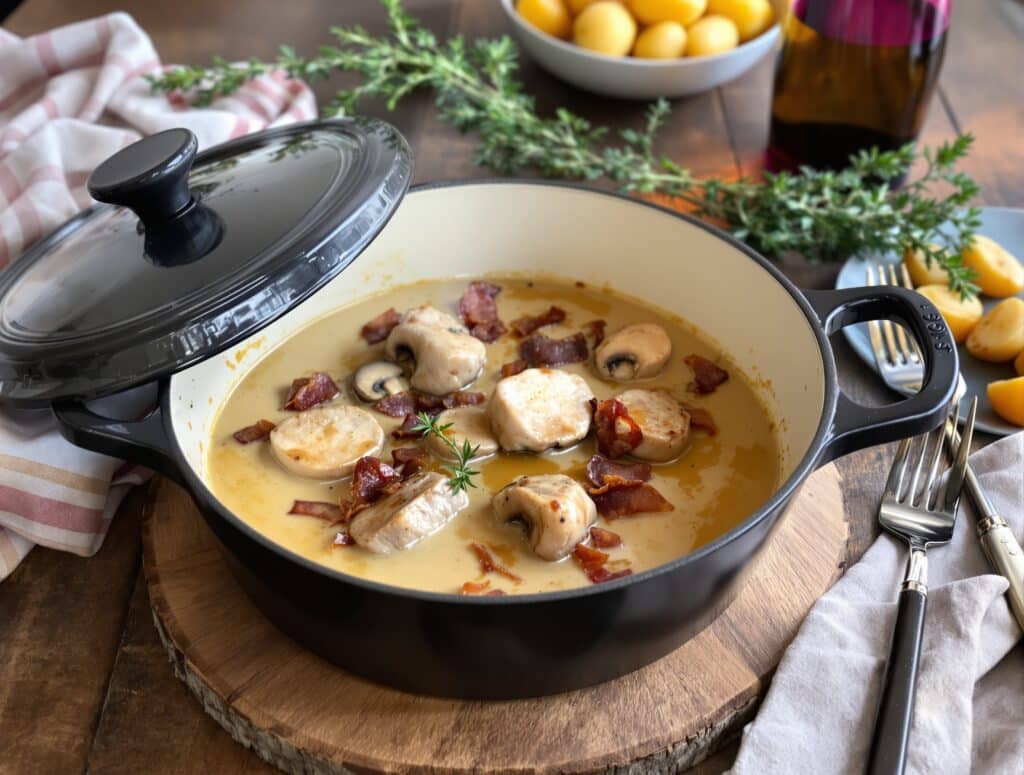 Civet de lapin au cidre