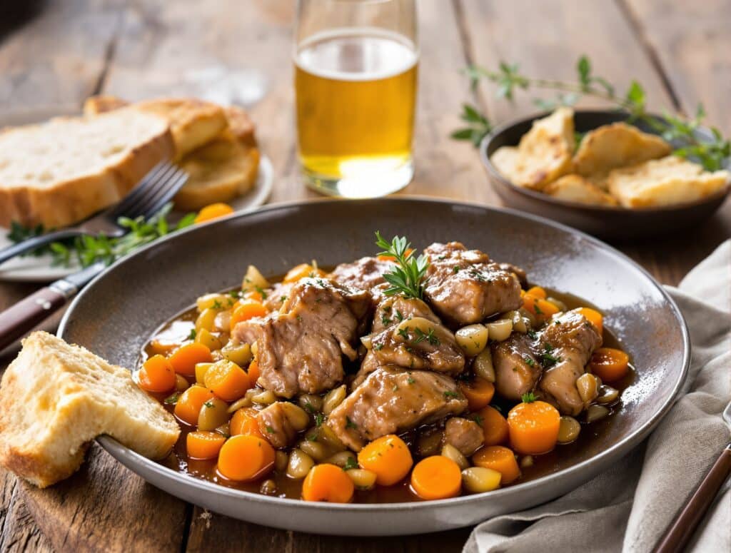 Sauté de porc au cidre