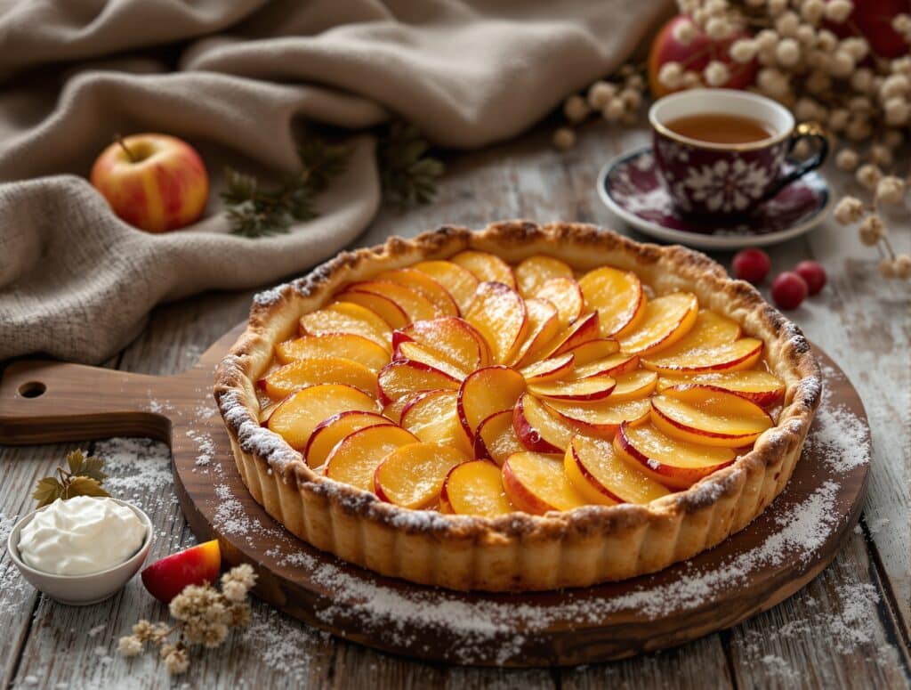 Tarte normande aux pommes