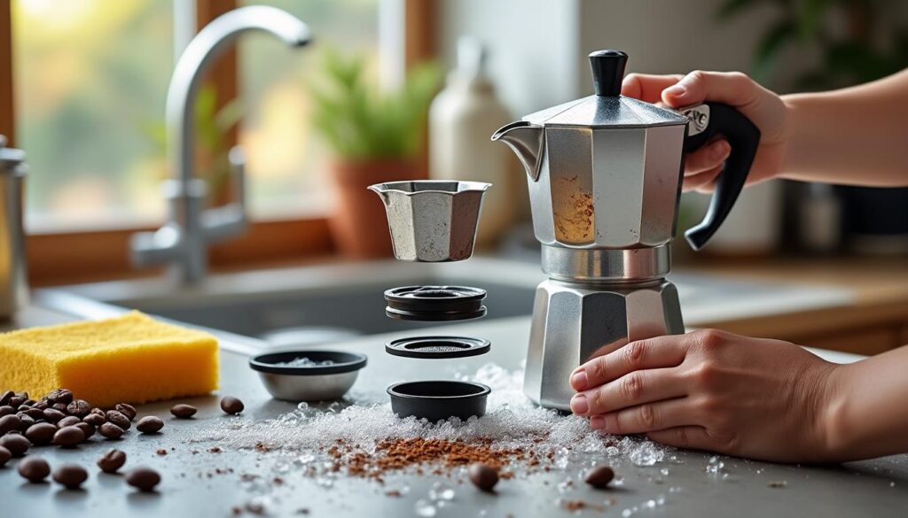 découvrez nos conseils pratiques étape par étape pour nettoyer efficacement votre cafetière italienne et préserver son goût authentique. astuces d’entretien, produits adaptés et erreurs à éviter pour une cafetière impeccable !