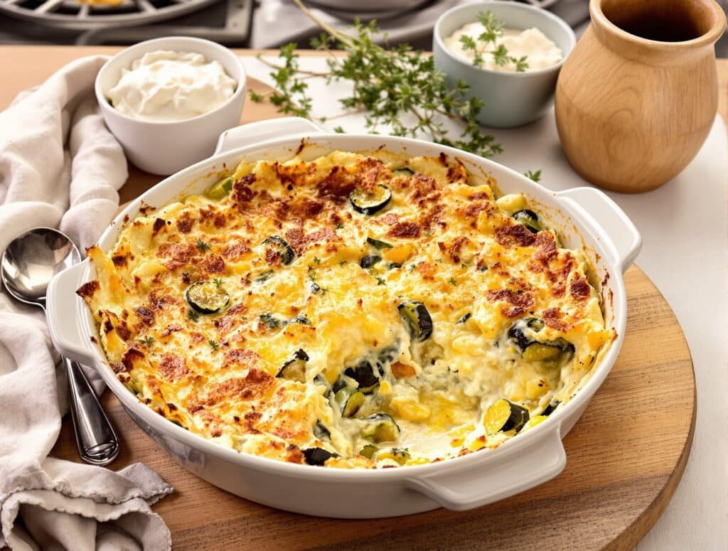 par quoi remplacer la béchamel dans un gratin