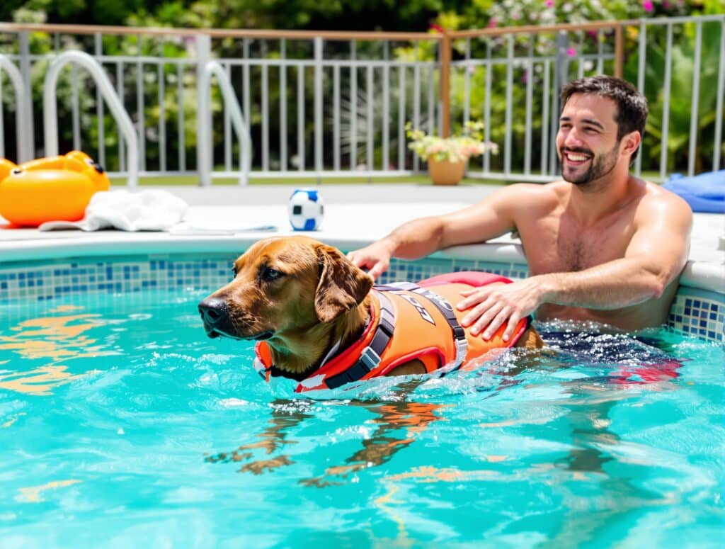 pools and dogs