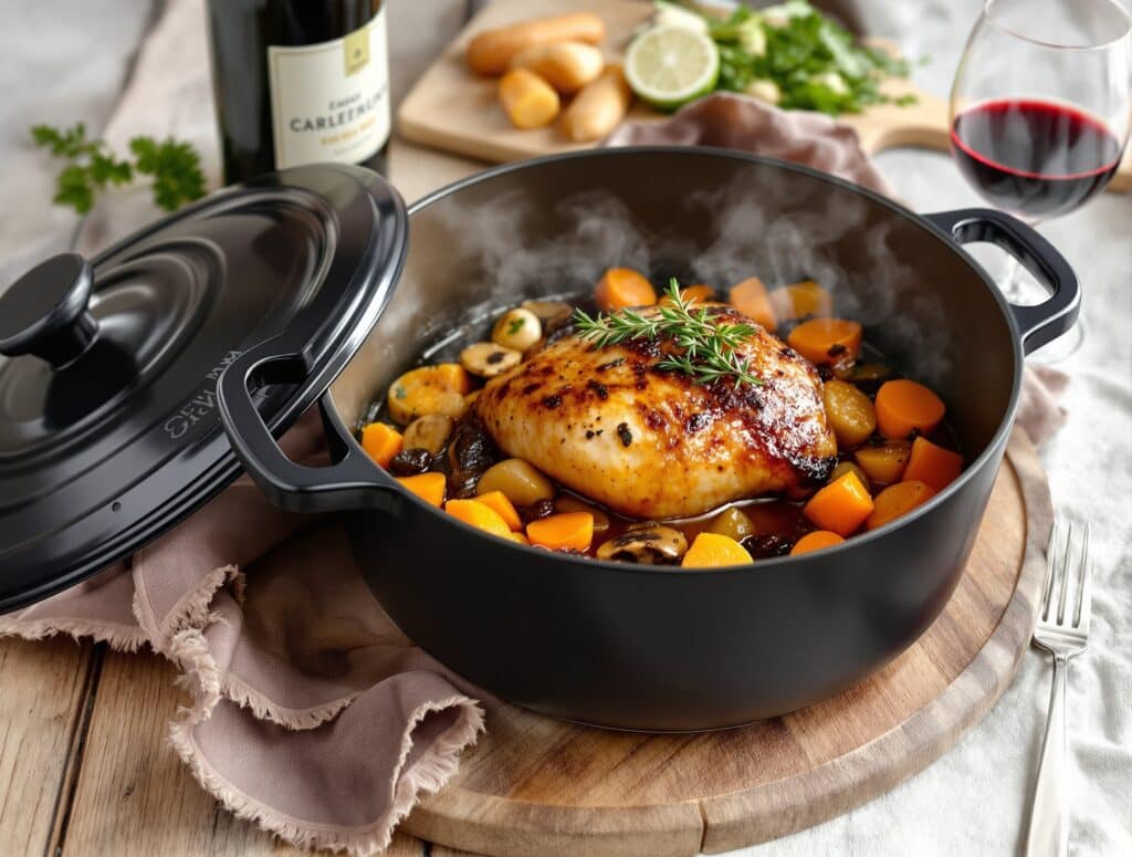 cuissot de chevreuil en cocotte