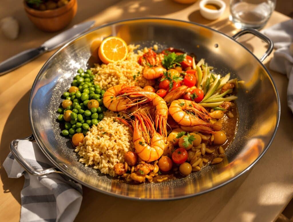 crevettes sautées accompagnement