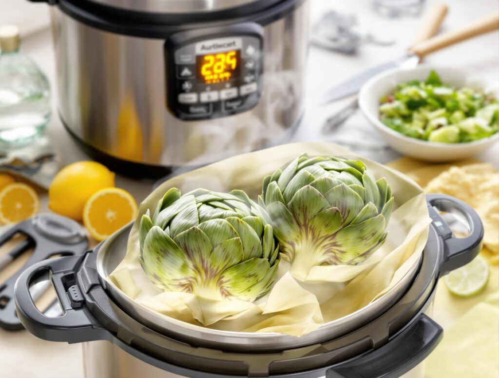temps de cuisson artichaut cocotte minutes
