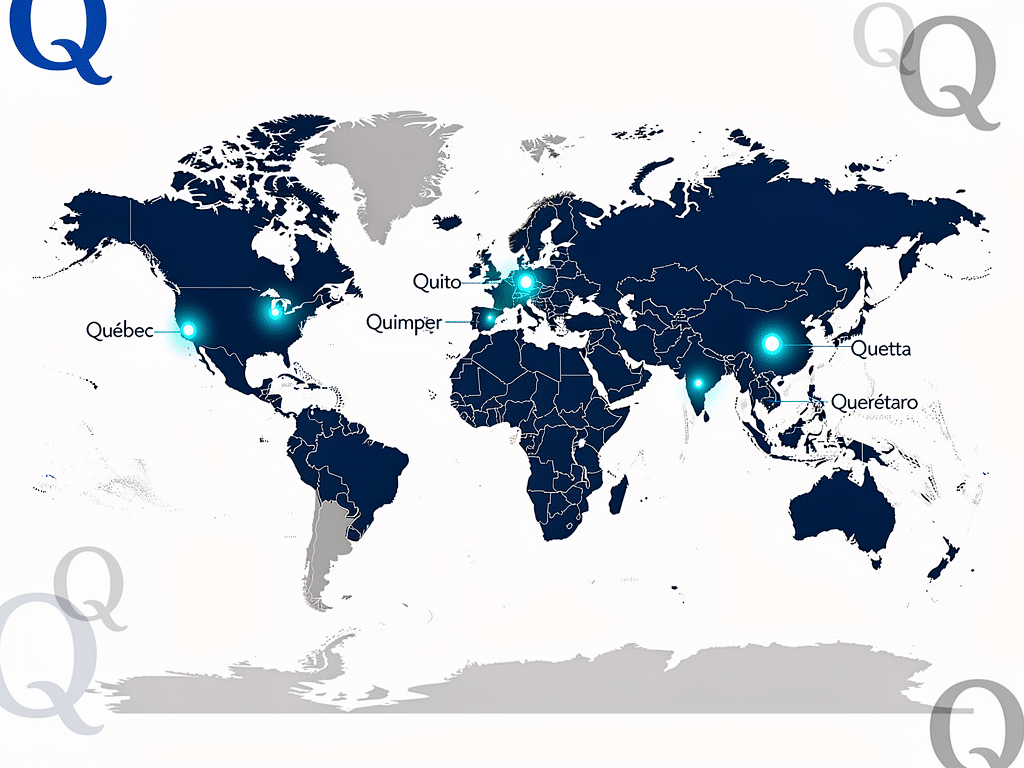 villes en q