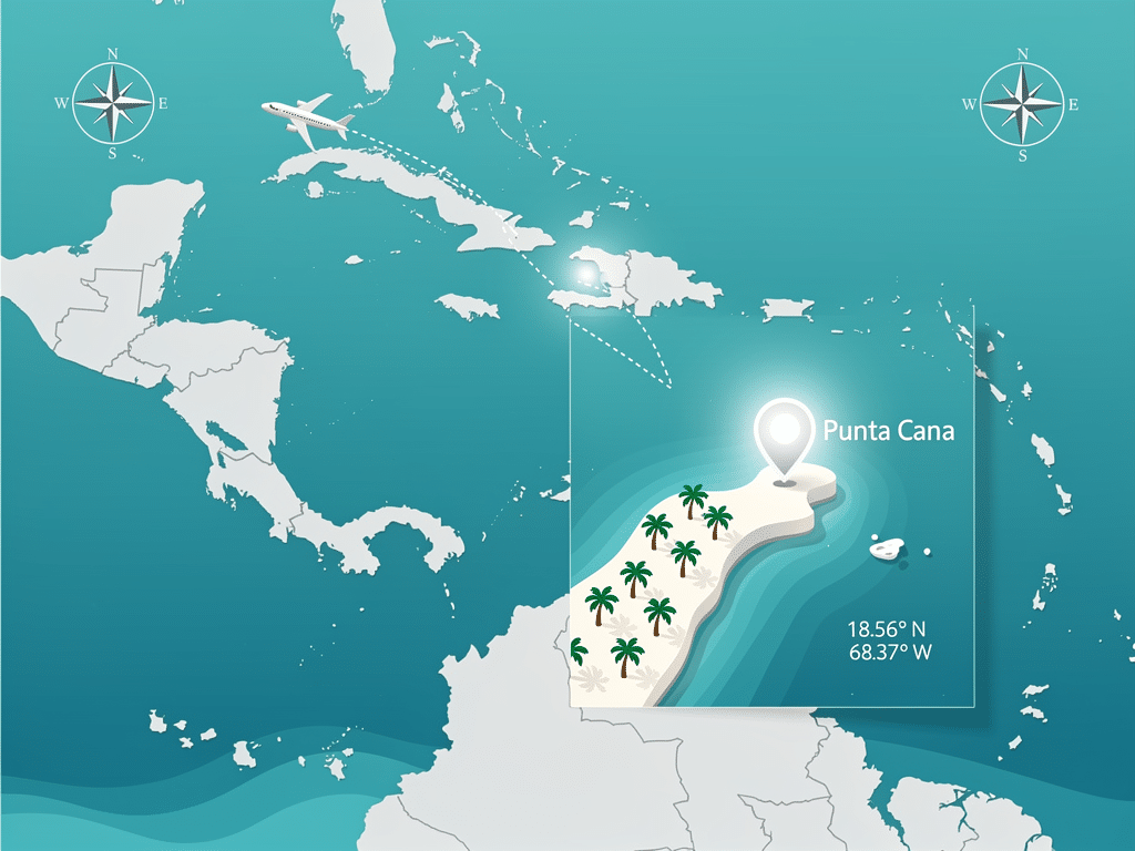 où se trouve punta cana