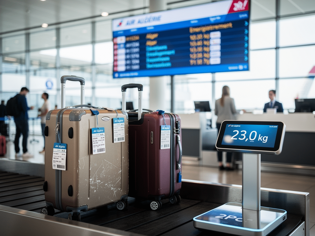 peut on prendre 2 bagages en soute air algérie