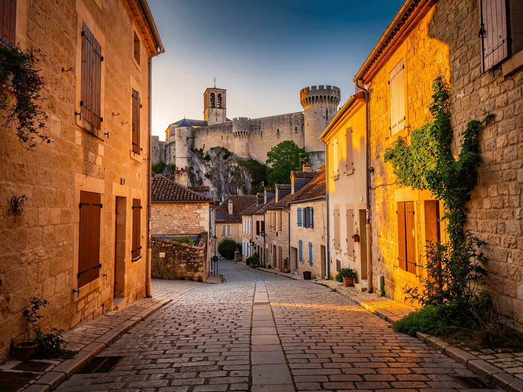 village médiéval en bourgogne