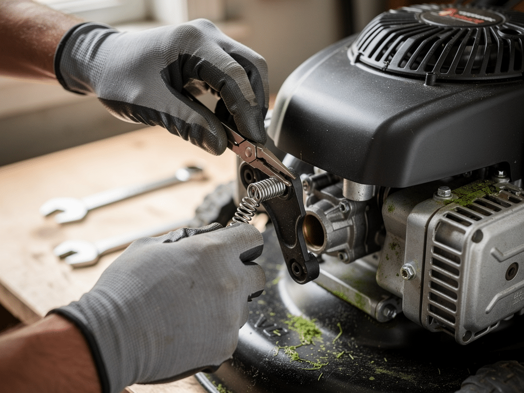 montage ressort régulateur moteur briggs et stratton