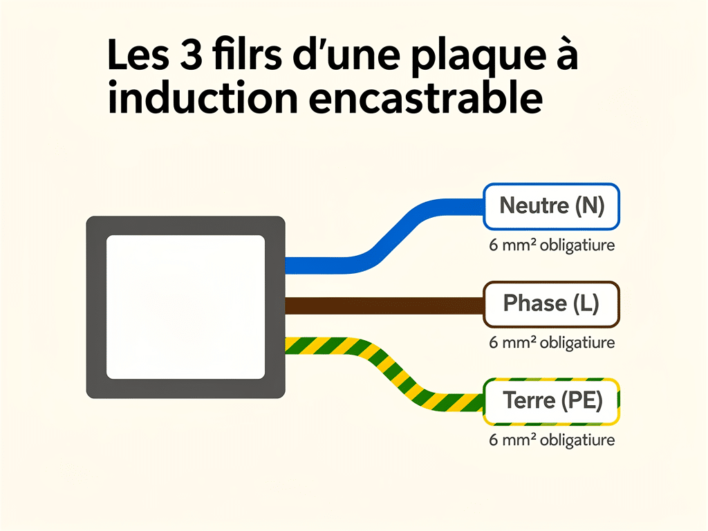 brancher une plaque induction