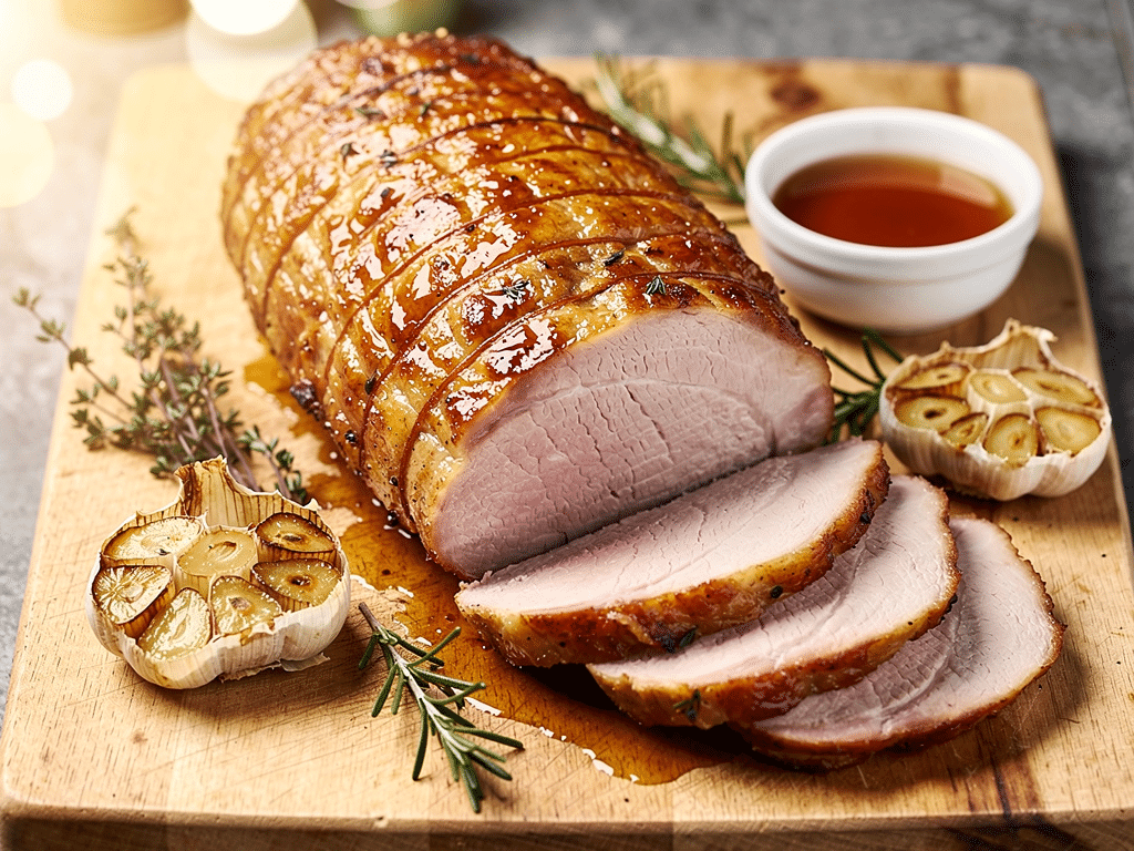 roti de porc au lait