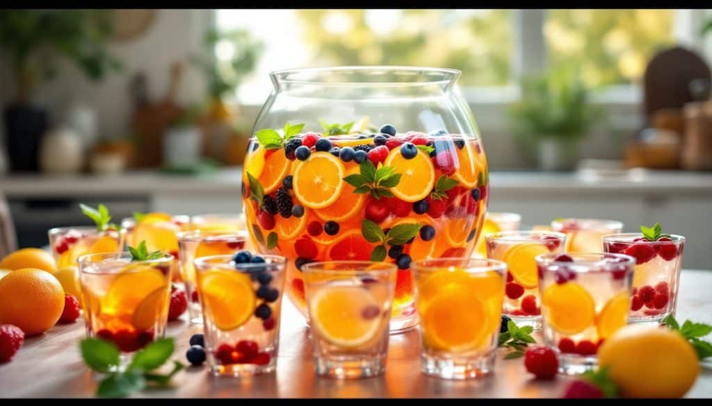 découvrez combien de litres de punch prévoir pour réussir votre cocktail et satisfaire 30 personnes lors de votre événement.
