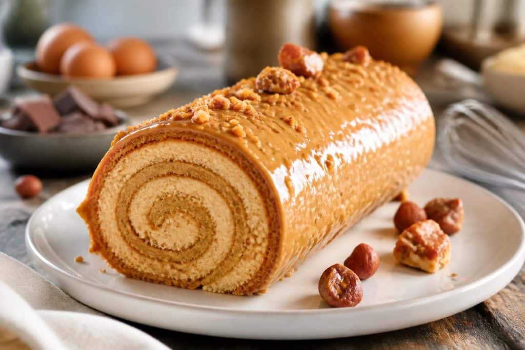 découvrez notre recette facile et gourmande de bûche praliné maison, parfaite pour un dessert de fête qui ravira tous les palais.