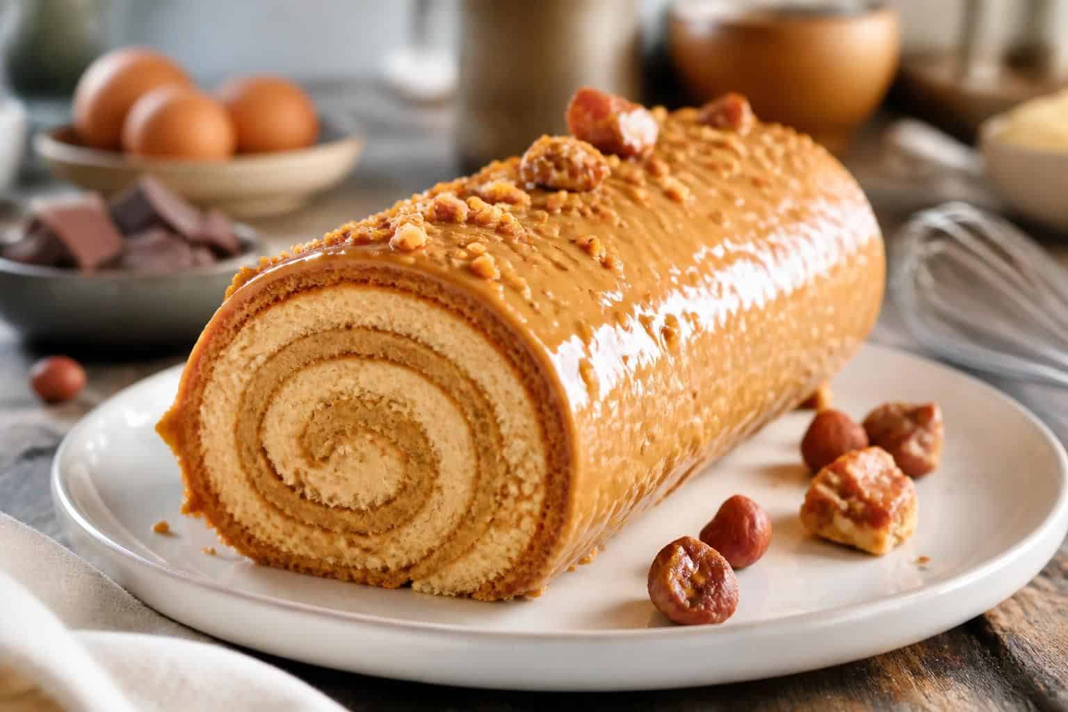découvrez notre recette facile et gourmande de bûche praliné maison, parfaite pour un dessert de fête qui ravira tous les palais.