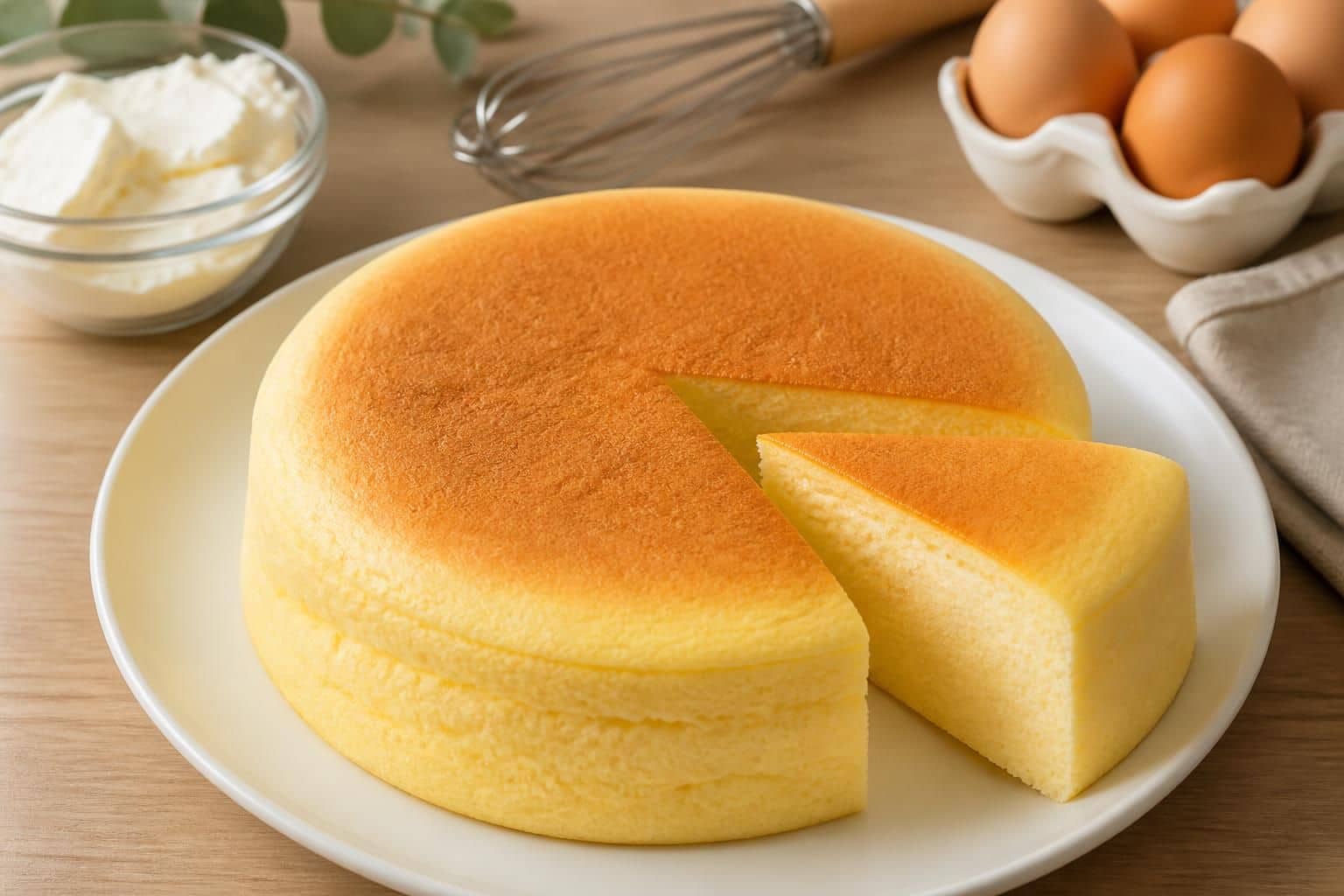 découvrez notre recette facile et rapide pour un cheesecake japonais moelleux, léger et fondant à souhait, parfait pour toutes les occasions.