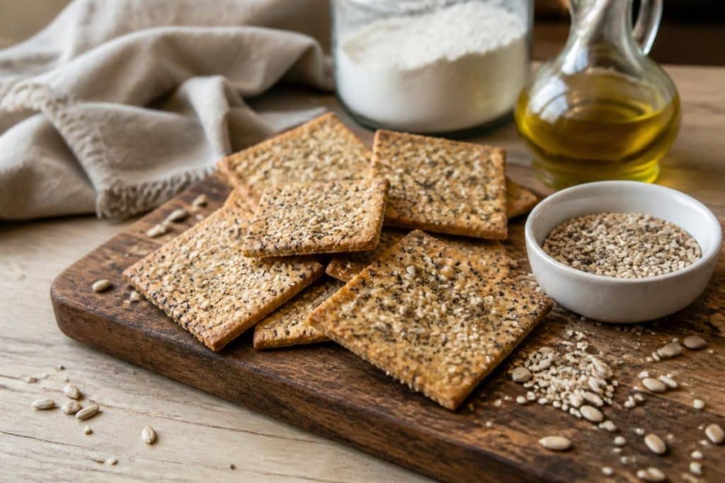 découvrez une recette facile et rapide pour préparer des crackers maison aux graines, croustillants et savoureux, parfaits pour un apéritif sain et gourmand.