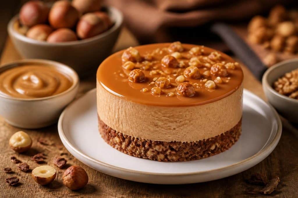 découvrez notre recette facile et gourmande d'entremet praliné pour régaler vos papilles avec un dessert fait maison irrésistible.