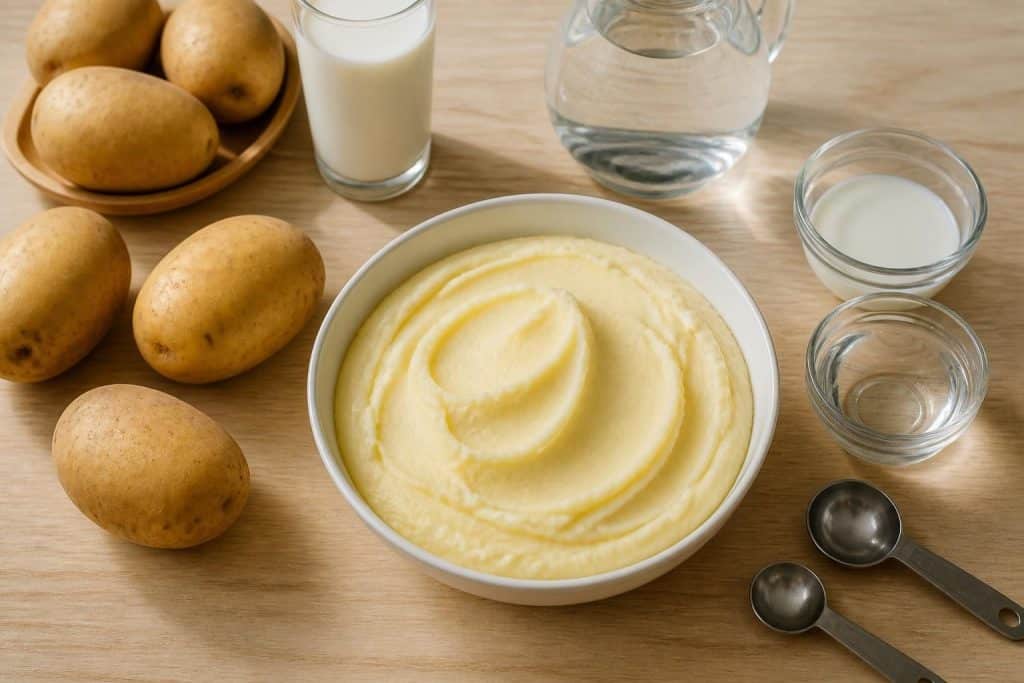 découvrez les proportions idéales de lait et d'eau pour préparer une purée mousline parfaite, onctueuse et savoureuse à chaque fois.
