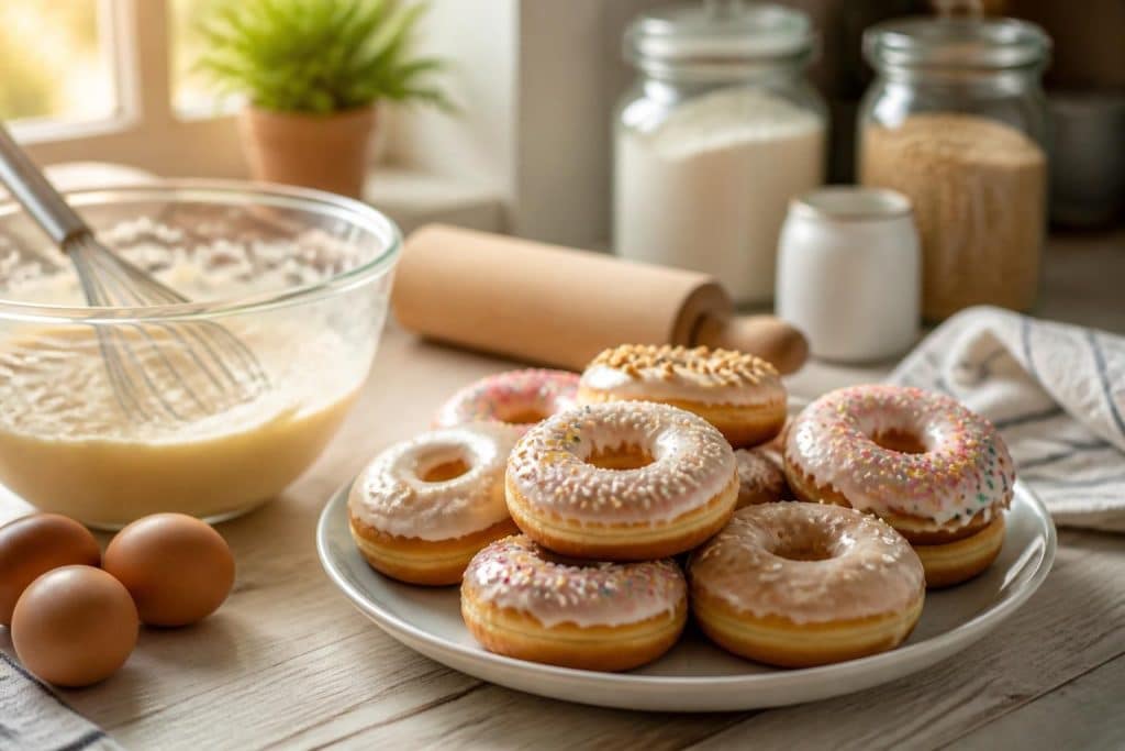 découvrez une recette simple et rapide pour préparer des donuts moelleux maison. parfait pour un goûter gourmand en toute simplicité !