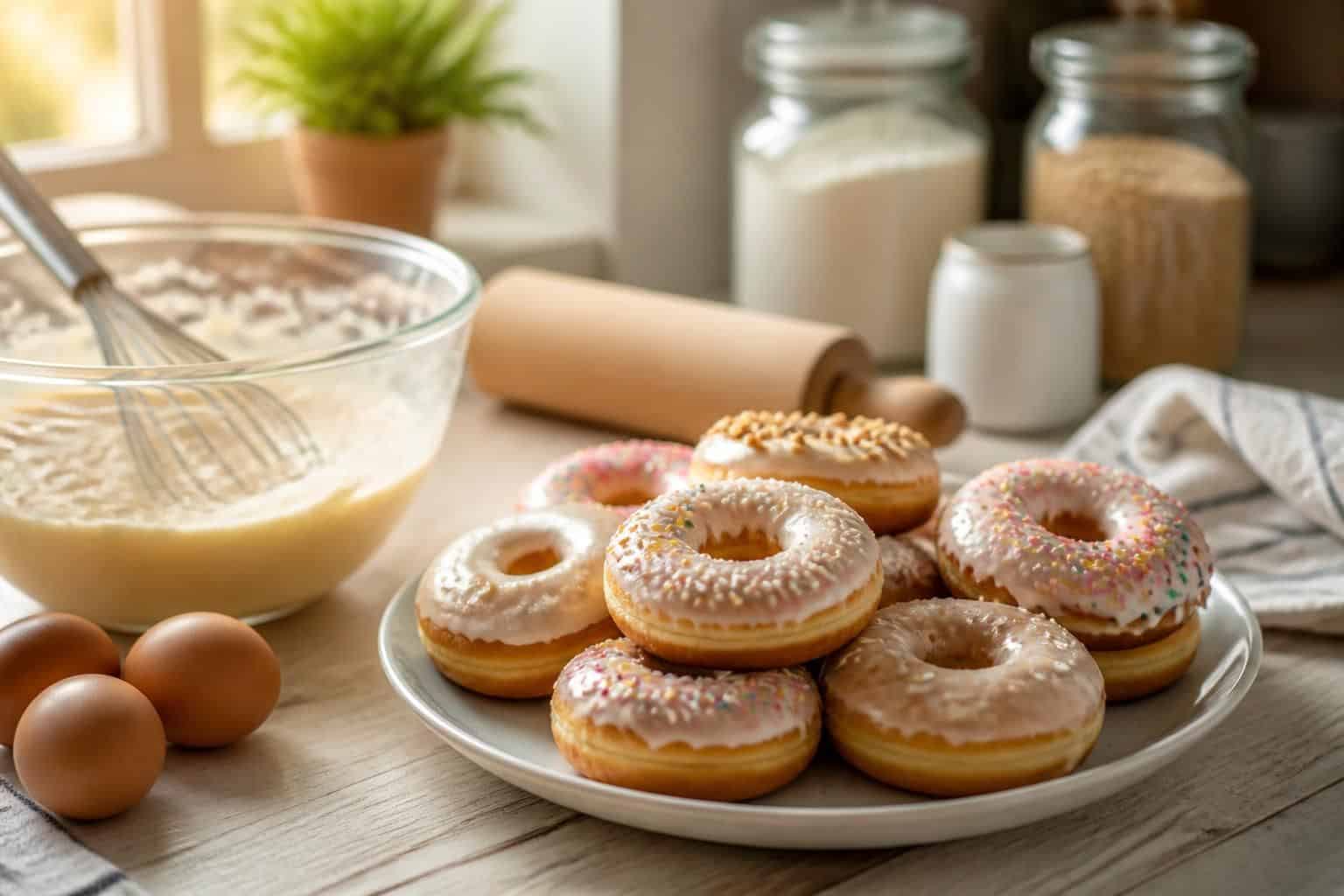 découvrez une recette simple et rapide pour préparer des donuts moelleux maison. parfait pour un goûter gourmand en toute simplicité !
