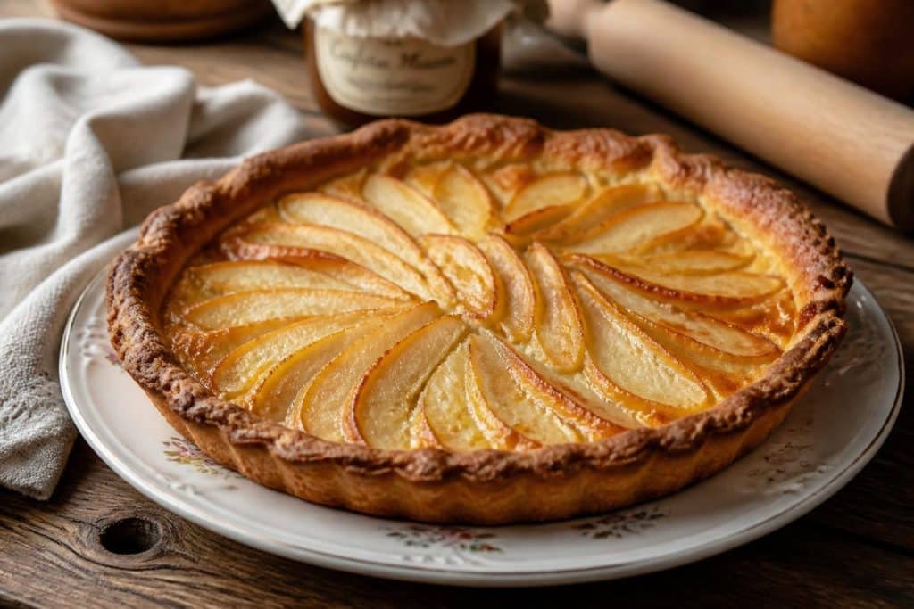 découvrez la recette facile et traditionnelle de la tarte aux poires façon grand-mère, un dessert délicieux et authentique pour toutes les occasions.